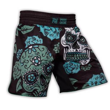 Pride Or Die Hasta La muerte MMA Shorts - Black